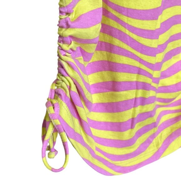 The Simpsons Womens Lisa T Shirt Sz XXL Yellow Pink 90s Streetwear Maximalist - Picture 5 of 9